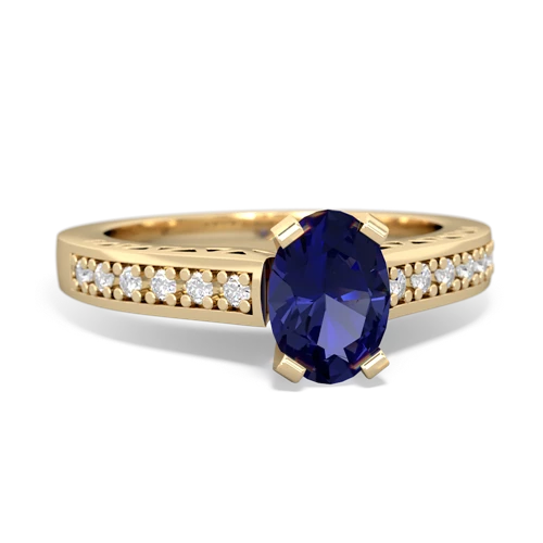 lab_sapphire engagement rings