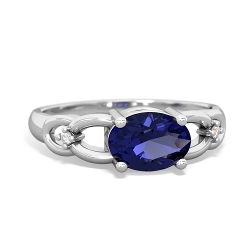 Lab Sapphire Links Lab Created Sapphire ring Ring