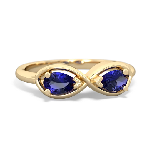 Lab Sapphire Infinity Lab Created Sapphire ring Ring