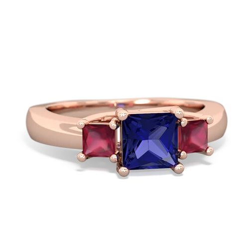 lab sapphire-ruby timeless ring