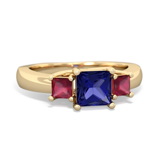 lab sapphire-ruby timeless ring