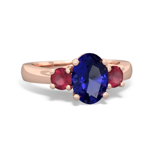 lab sapphire-ruby timeless ring