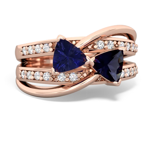 lab sapphire-sapphire couture ring
