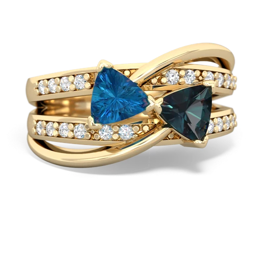 london topaz-alexandrite couture ring