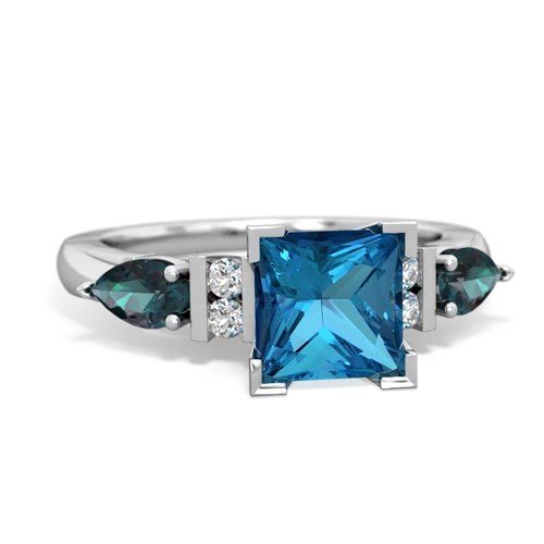 london topaz-alexandrite engagement ring