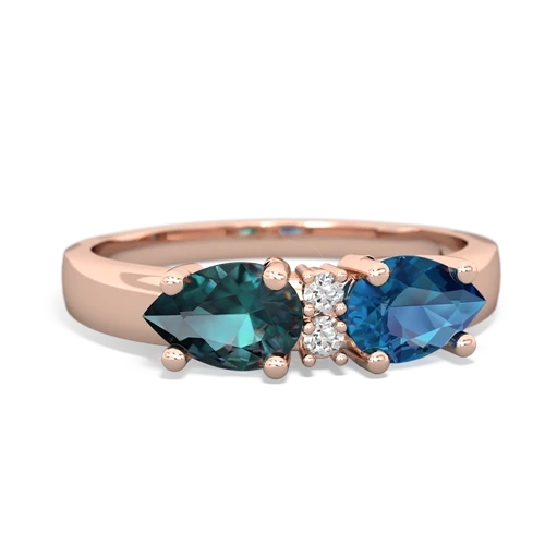 london topaz-alexandrite timeless ring