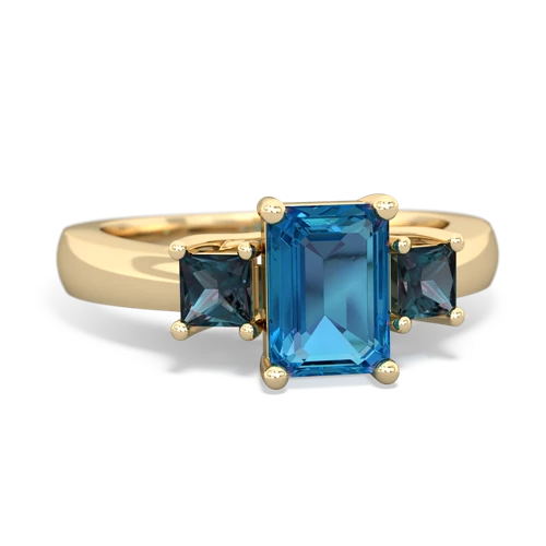 london topaz-alexandrite timeless ring