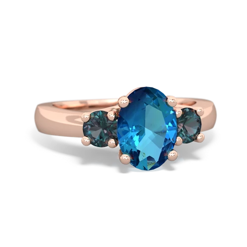 london topaz-alexandrite timeless ring