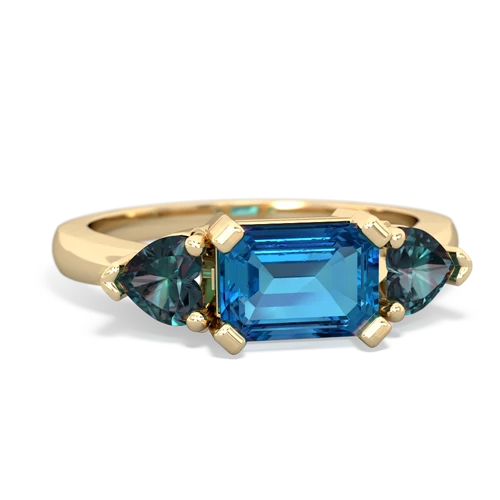 london topaz-alexandrite timeless ring