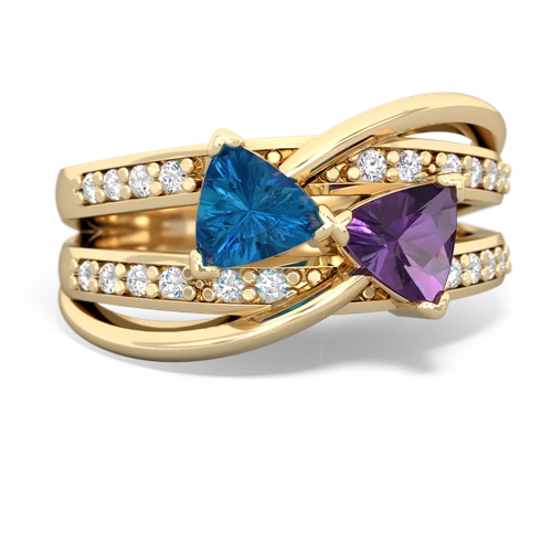 london topaz-amethyst couture ring
