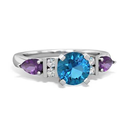 london topaz-amethyst engagement ring