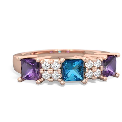 london topaz-amethyst timeless ring