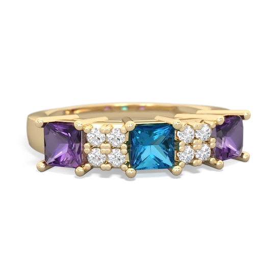 london topaz-amethyst timeless ring