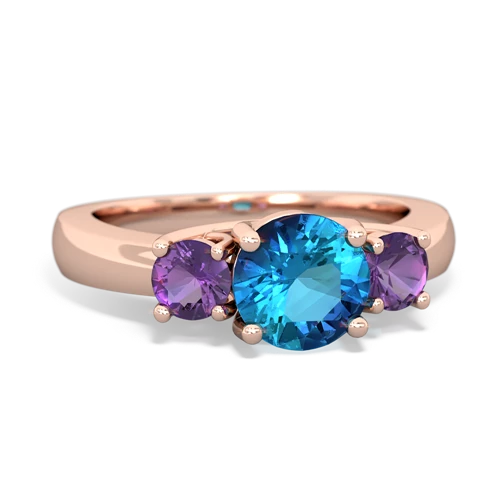 london topaz-amethyst timeless ring