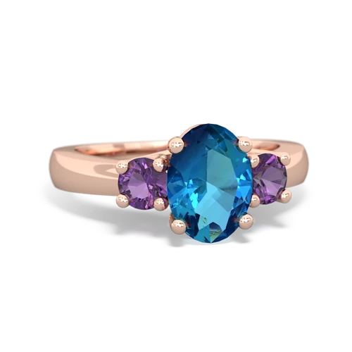 london topaz-amethyst timeless ring