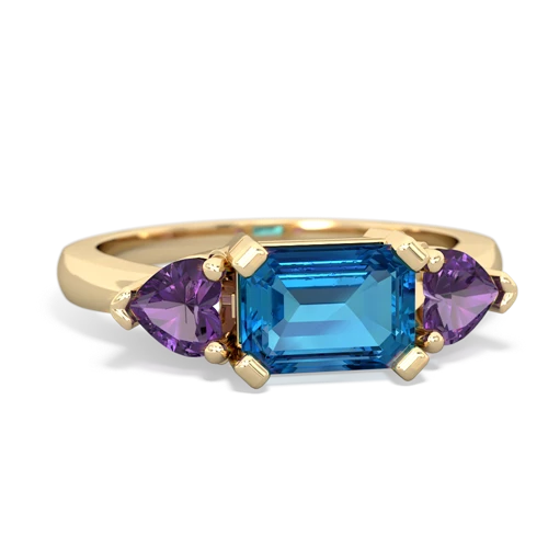 london topaz-amethyst timeless ring