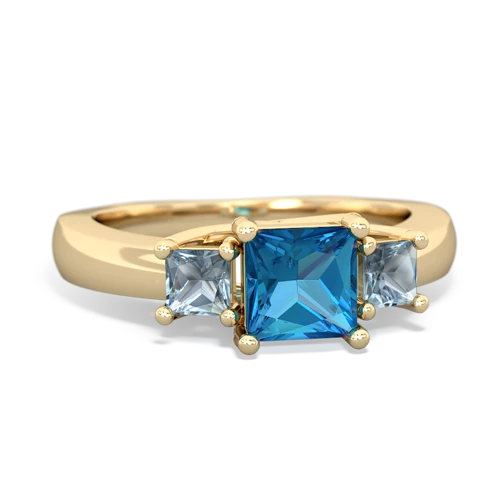 london topaz-aquamarine timeless ring