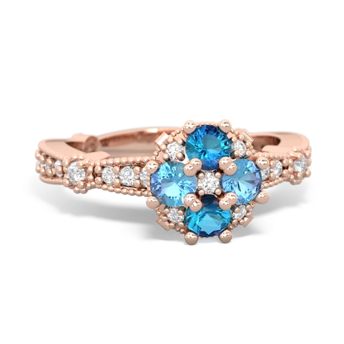 london topaz-blue topaz art deco engagement ring