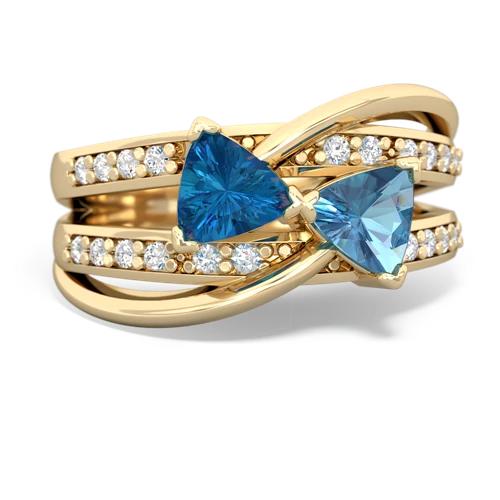london topaz-blue topaz couture ring