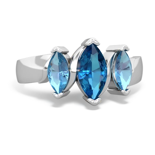 london topaz-blue topaz keepsake ring