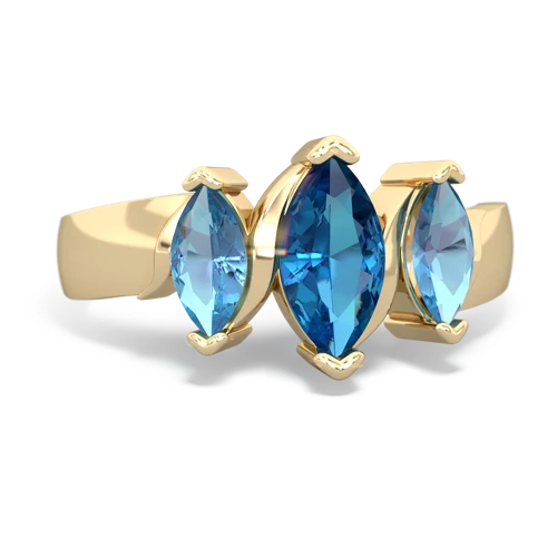 london topaz-blue topaz keepsake ring