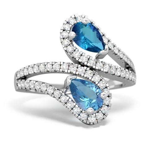 london topaz-blue topaz pave swirls ring