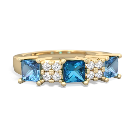 london topaz-blue topaz timeless ring