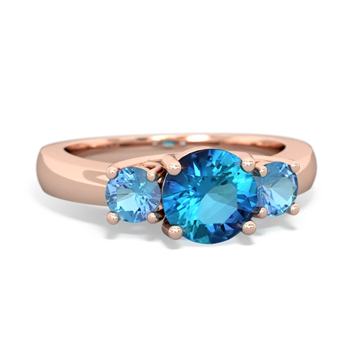 london topaz-blue topaz timeless ring