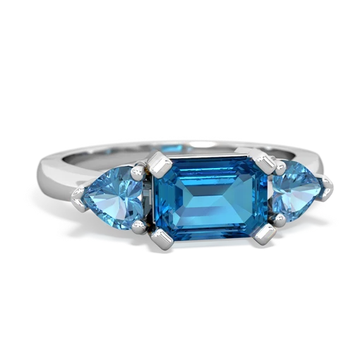 london topaz-blue topaz timeless ring