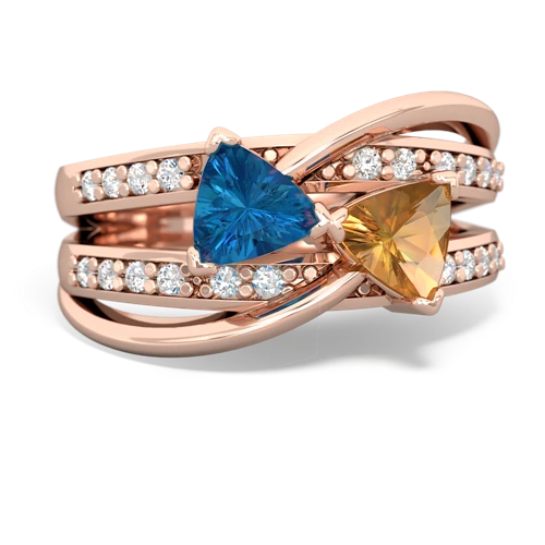 london topaz-citrine couture ring
