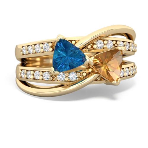 london topaz-citrine couture ring