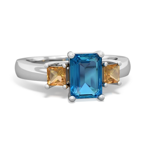 london topaz-citrine timeless ring