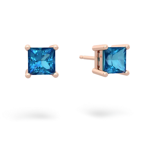 london topaz stud earrings