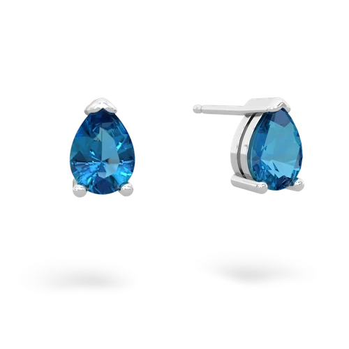 london topaz stud earrings