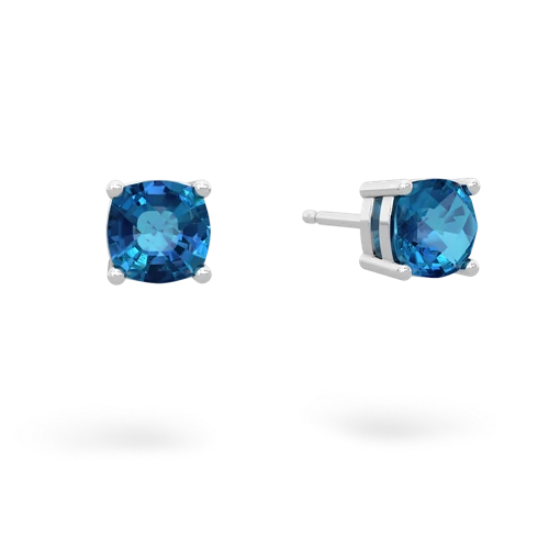 london topaz stud earrings