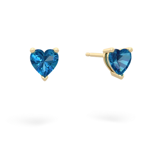 london topaz stud earrings