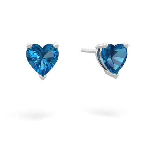 london topaz stud earrings