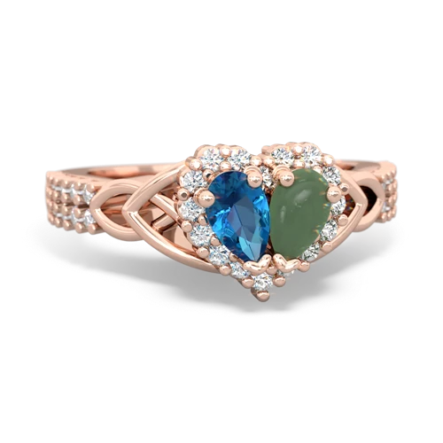 london topaz-jade keepsake engagement ring