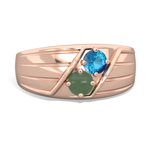 london topaz-jade mens ring