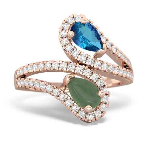 london topaz-jade pave swirls ring