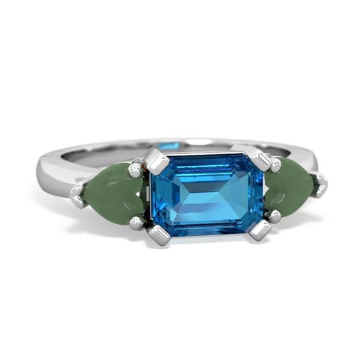 london topaz-jade timeless ring