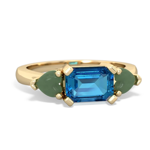 london topaz-jade timeless ring