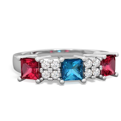 london topaz-lab ruby timeless ring