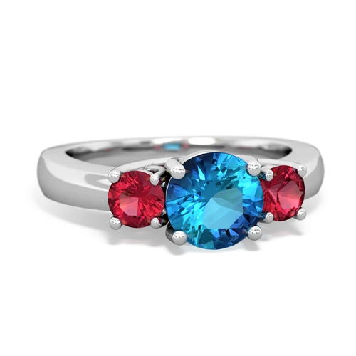 london topaz-lab ruby timeless ring