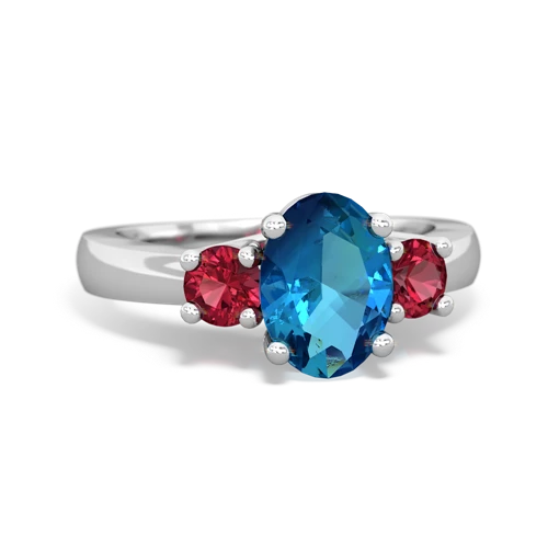 london topaz-lab ruby timeless ring