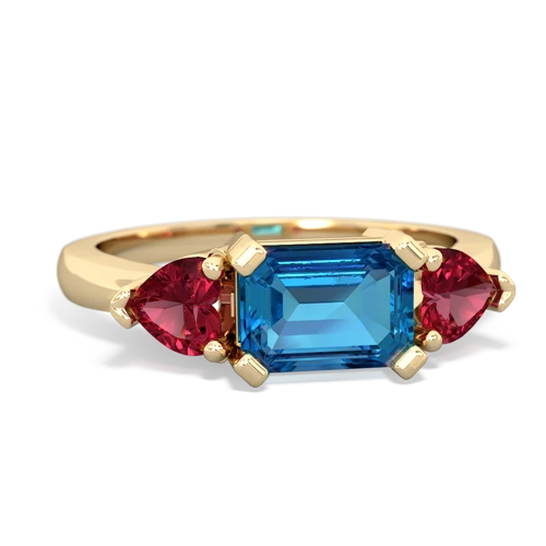 london topaz-lab ruby timeless ring