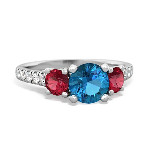 london topaz-lab ruby trellis pave ring