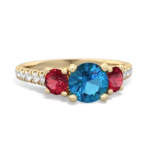 london topaz-lab ruby trellis pave ring