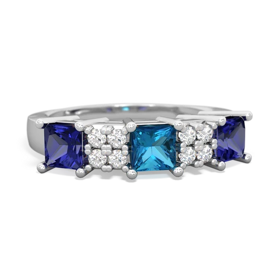 london topaz-lab sapphire timeless ring