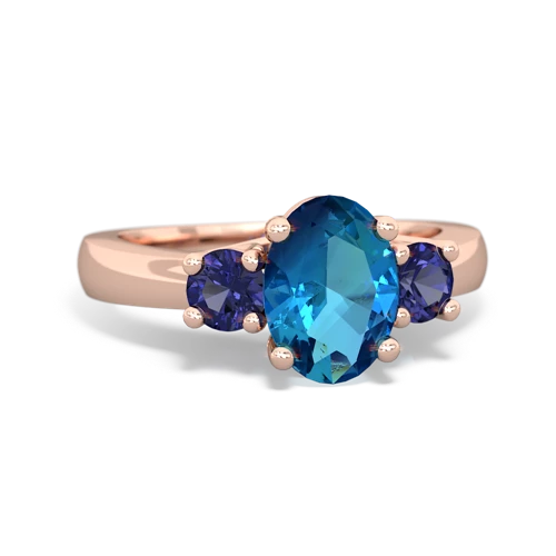 london topaz-lab sapphire timeless ring